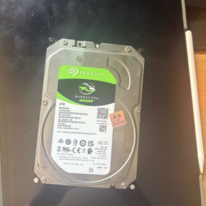 (고장)씨게이트 바라쿠다 hdd 4tb