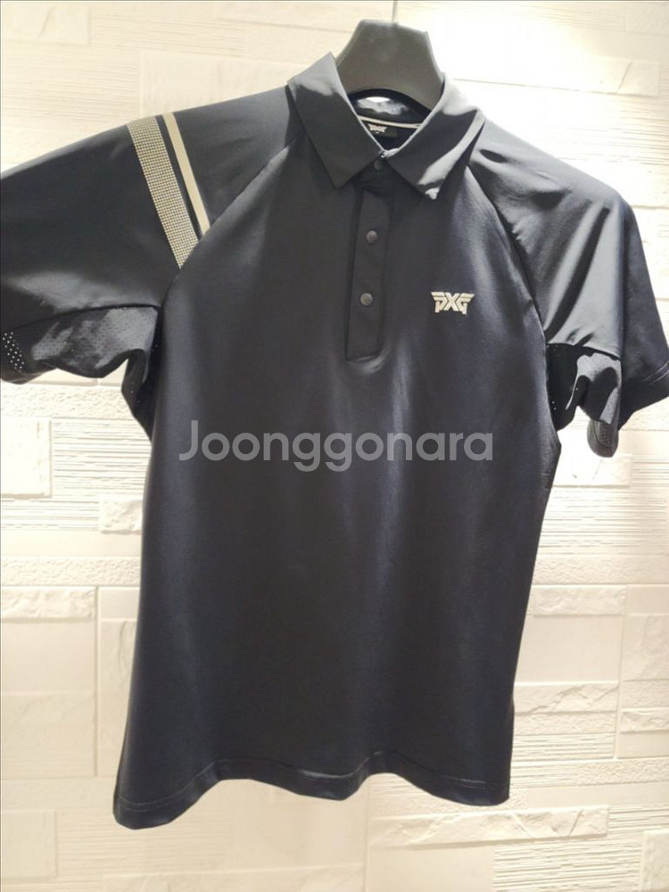 PXG 골프 남성 썸머 숄더포인트 타공 카라 숏 슬리브--8