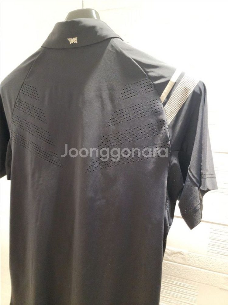 PXG 골프 남성 썸머 숄더포인트 타공 카라 숏 슬리브--5