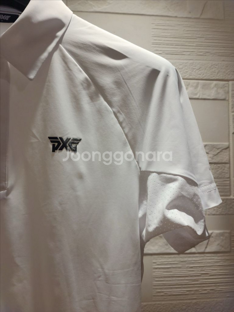 PXG 골프 남성 썸머 숄더포인트 타공 카라 숏 슬리브--4