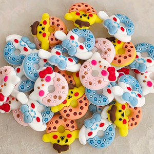 고무장식 산리오 도넛 3종 31개 일괄