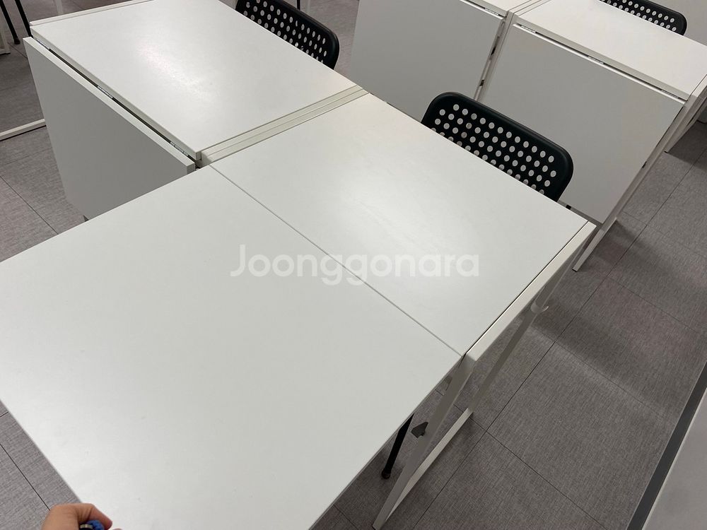 책걸상 세트(이케아 무두스 테이블, 의자)--1