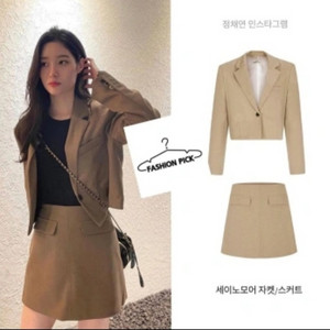 (새상품)정가188000원,기본셋업,효민,세이노모어 자