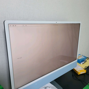 iMac애플케어도 가입 한거에요키보드 확인해주세요모니터