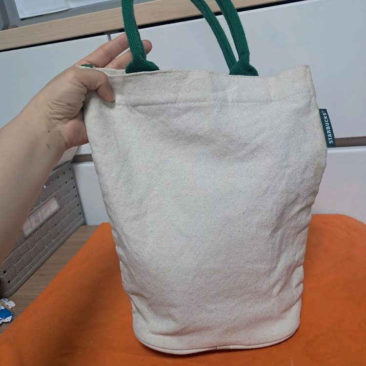 스타벅스 캔버스 텀블러백 + 캉골 에코백 2개 일괄--8