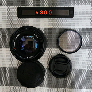 미놀타 AF 마운트 50mm 1.4 단렌즈