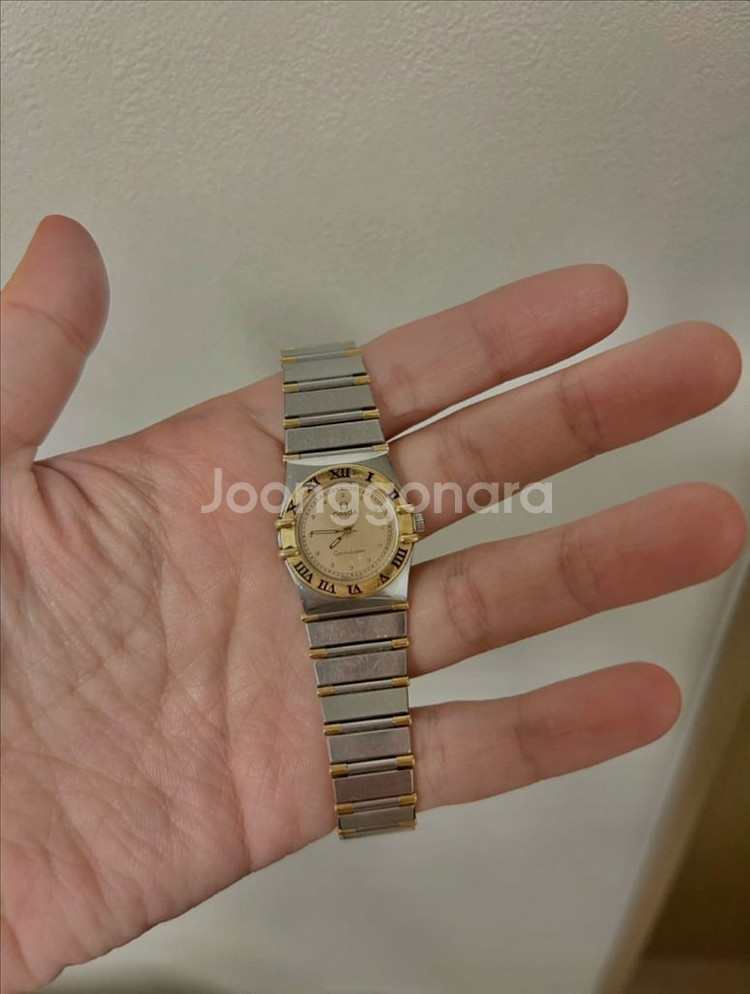 정품 오메가 컨스텔레이션 빈티지 여성 명품 시계--2