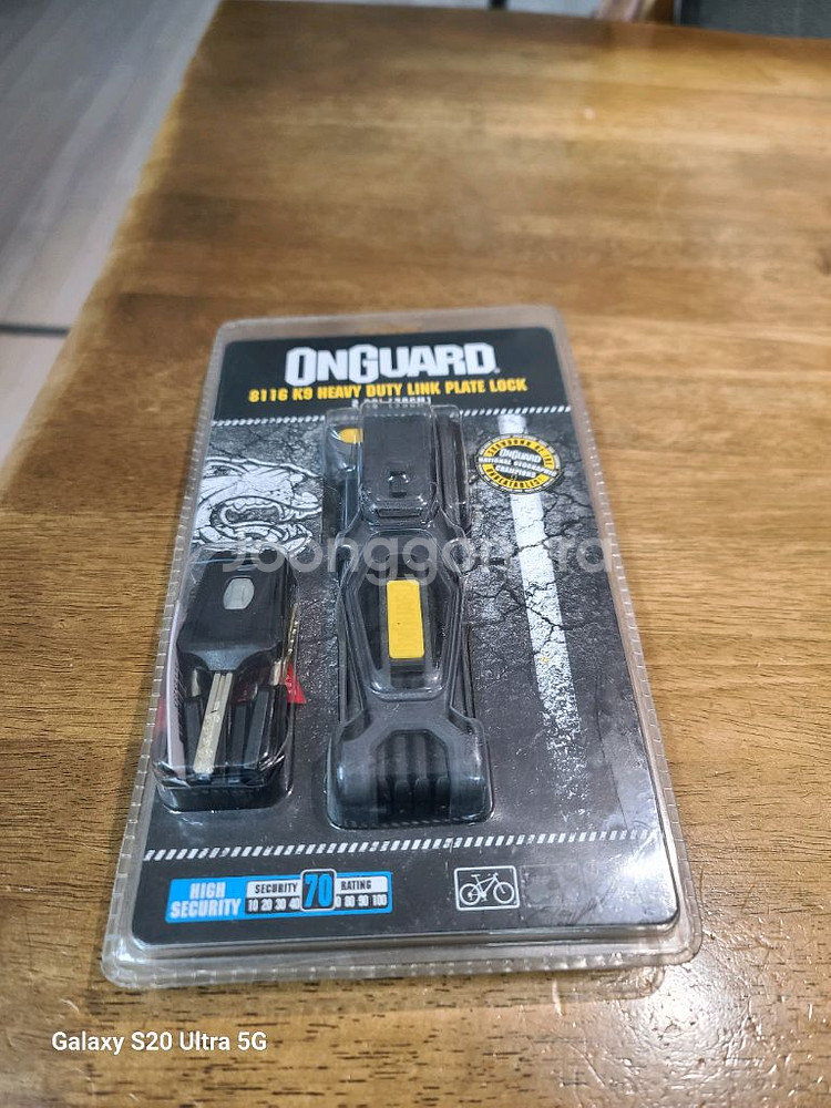 자전거 자물쇠(OnGuard 8116 K9)--0