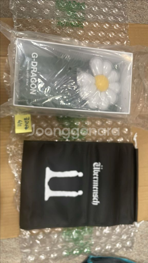 지드래곤 공식 응원봉 미개봉--0