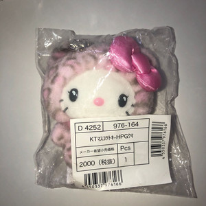 !!산리오 정품!! 헬로키티 갸루쿠마 핑크 호피 마스코