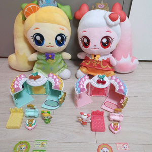티니핑)새콤핑+달콤핑 하우스+새콤달콤핑 봉제인형일괄