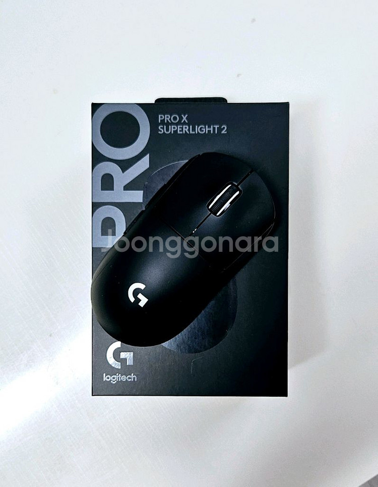 로지텍 PRO X SUPERLIGHT2 지슈라2 블랙--1