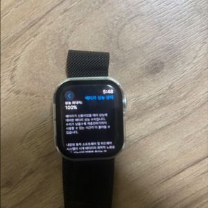 애플워치10 gps 42mm 실버