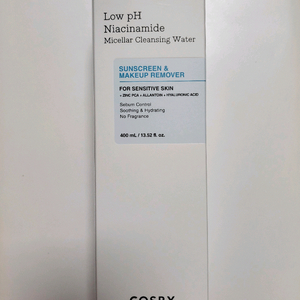 코스알엑스 약산성 나이아신아마이드 클렌징워터 400ml