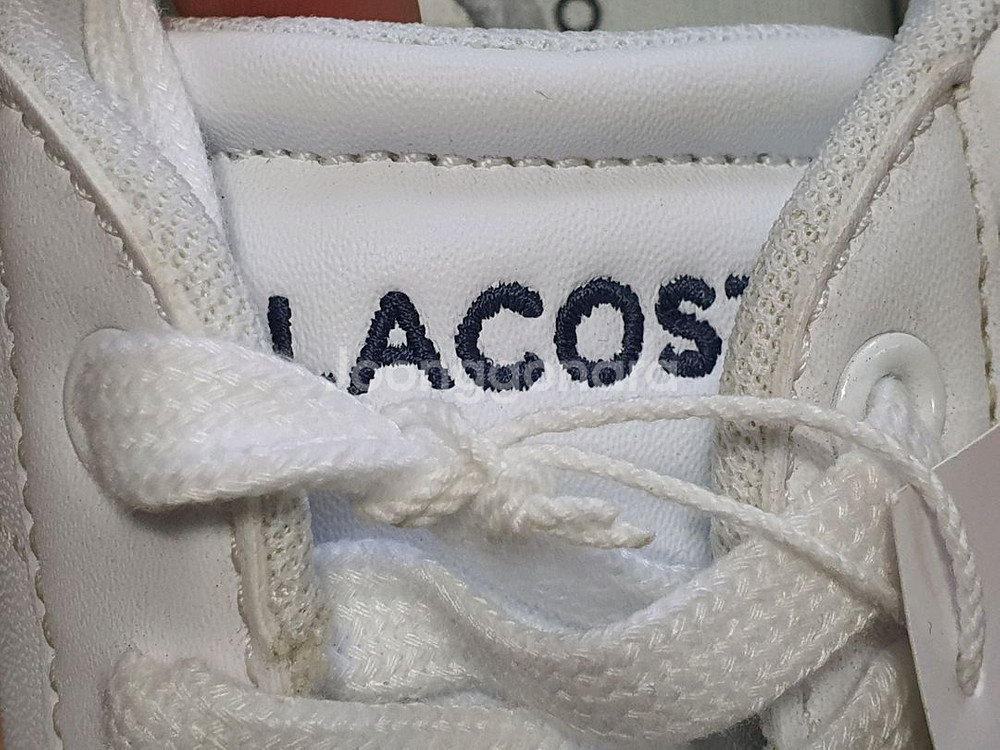 (새상품)LACOSTE 라코스테 소가죽 남성 화이트 스--6