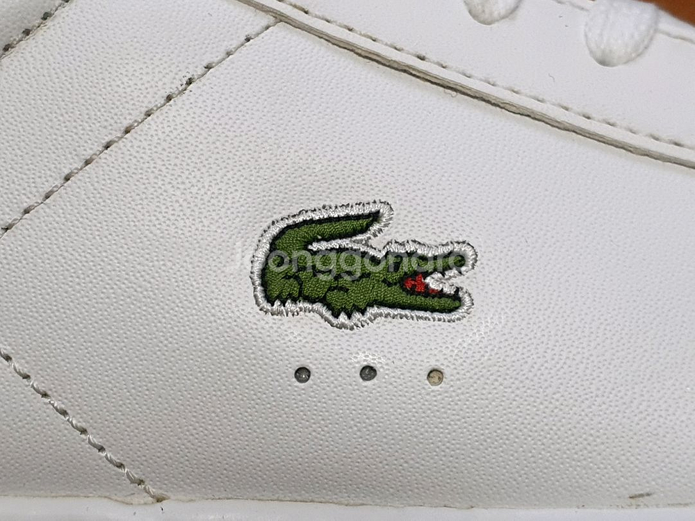 (새상품)LACOSTE 라코스테 소가죽 남성 화이트 스--5