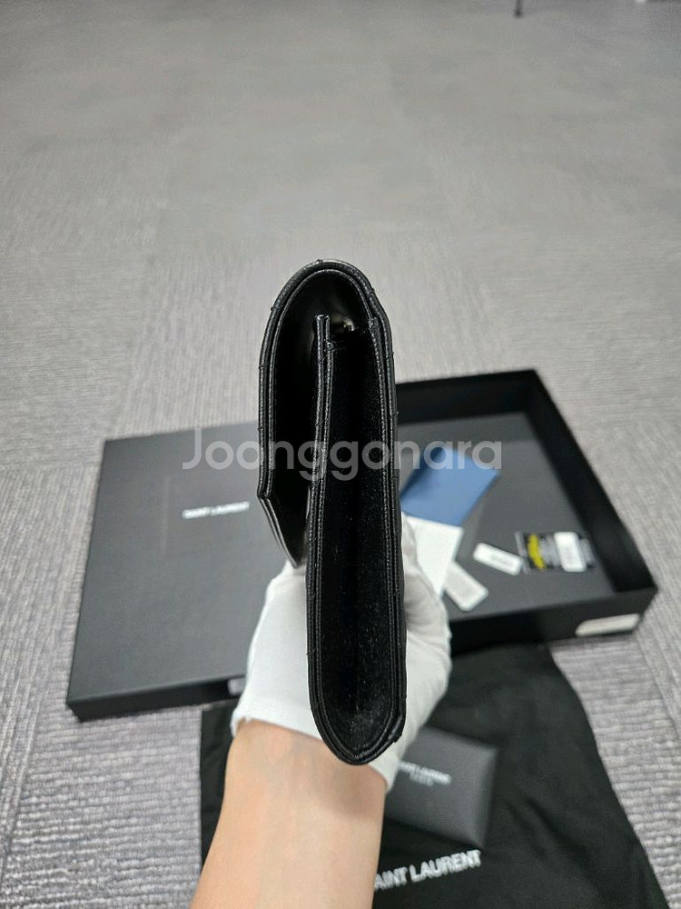 [정품]입생로랑 플랩 클러치백--3