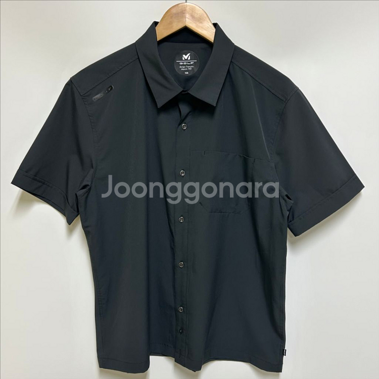 [남자 105]밀레 골프 기능성 반팔셔츠--0