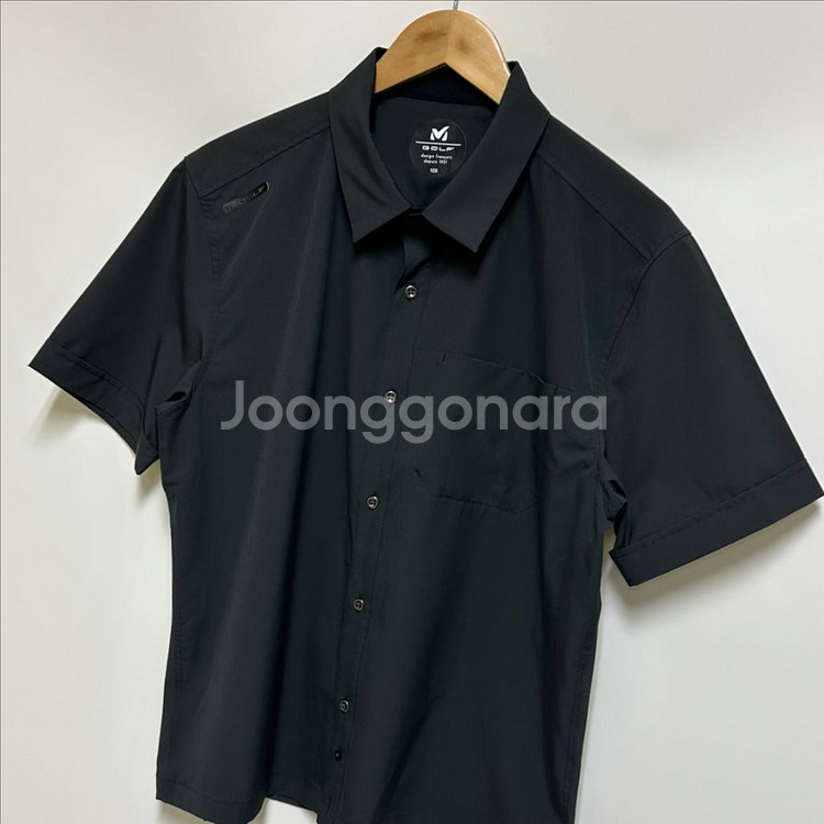[남자 105]밀레 골프 기능성 반팔셔츠--2