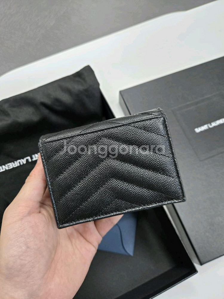 입생로랑 비지니스 반지갑 정품--1