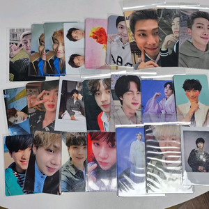 방탄 정품 포카 일괄 판매(rm,v 버터공방포카포함)