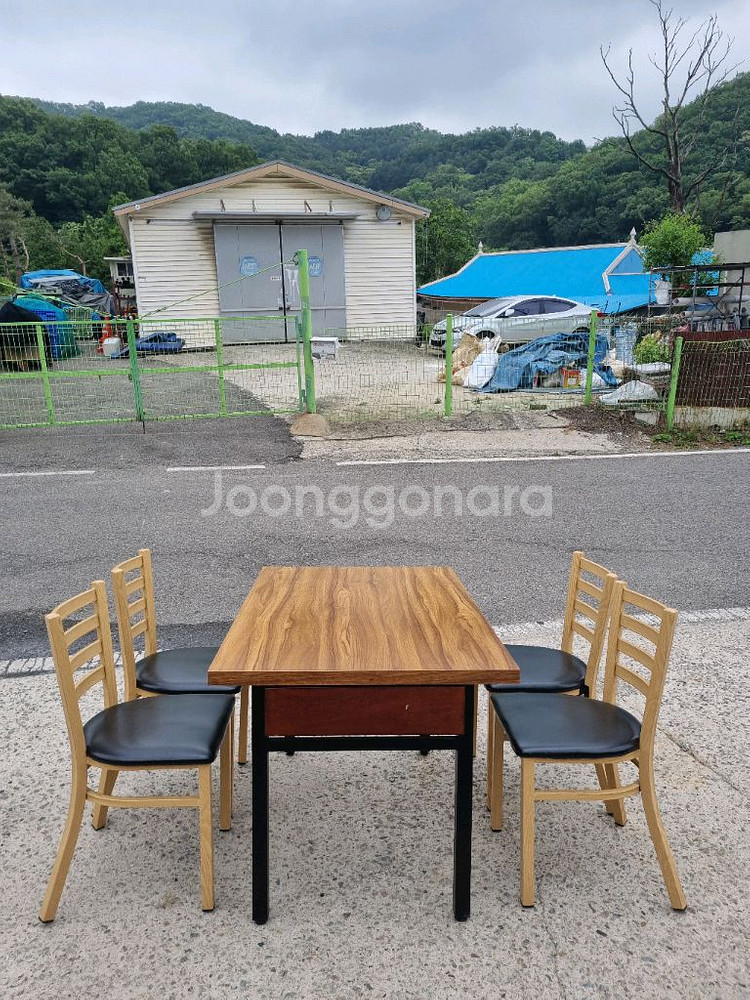 4인 식당 테이블 의자세트--0