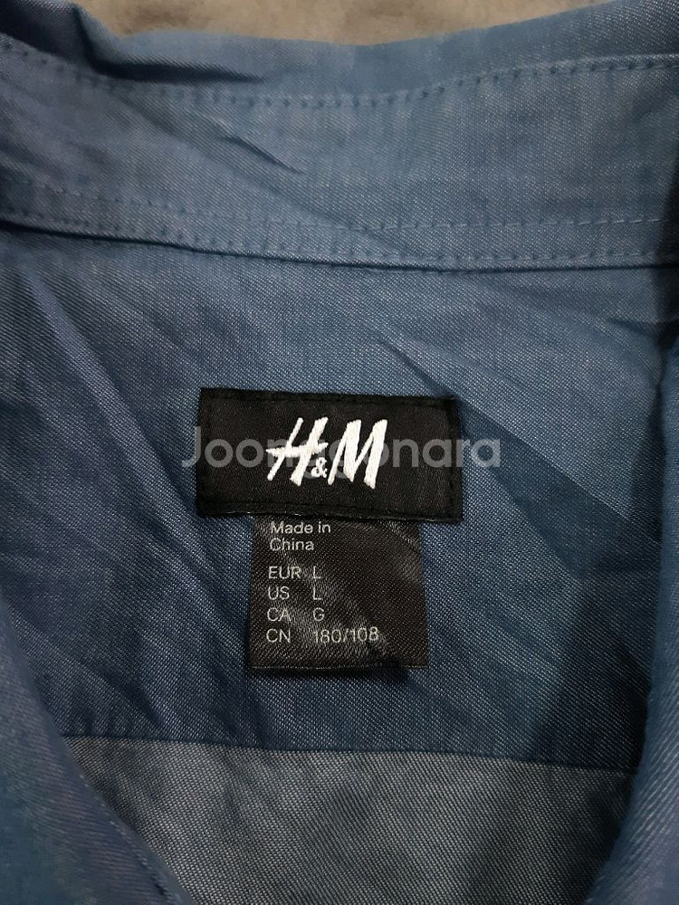 H&M 여성블루 셔츠--2