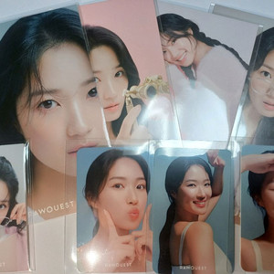 김혜윤 리플렛 4종 + 접지 리플렛 + 블루 포카 3종