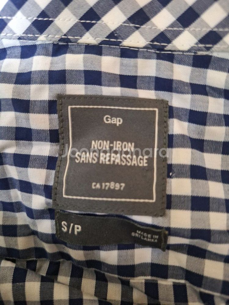 # 갭 깅엄체크 셔츠 S(175/92A)--2