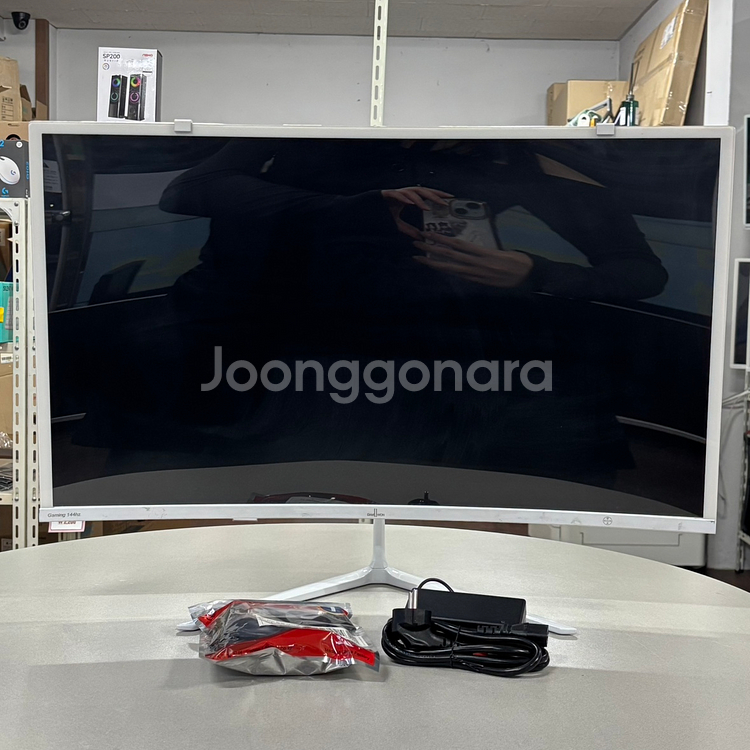 사무용 게임용 담원 32인치 커브드모니터 144Hz--0
