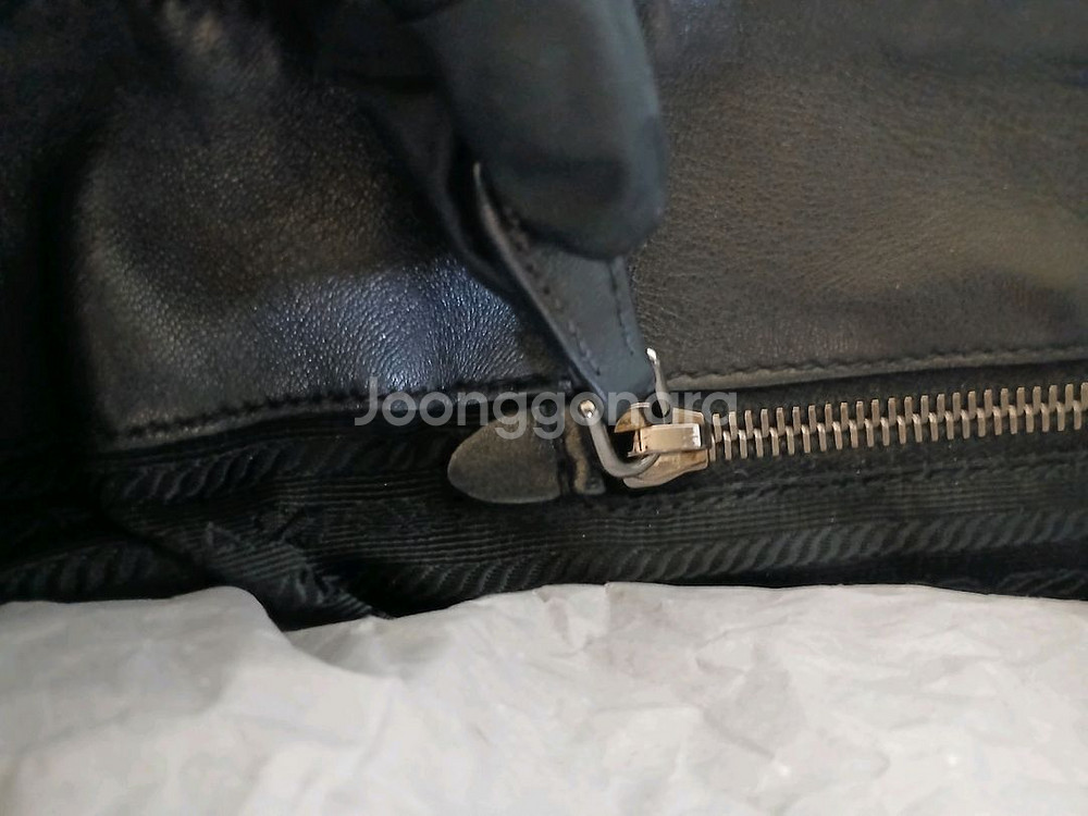 (정품)프라다 고프레 토트백 빈티지--4