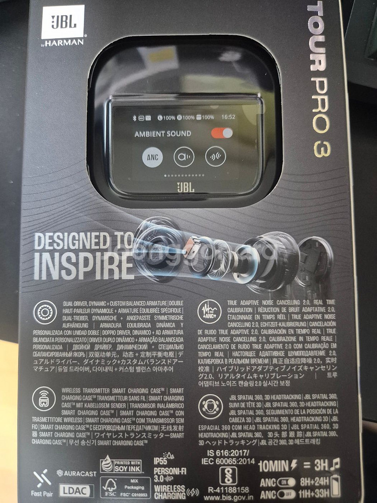 jbl tour pro3 블랙(미개봉)--0