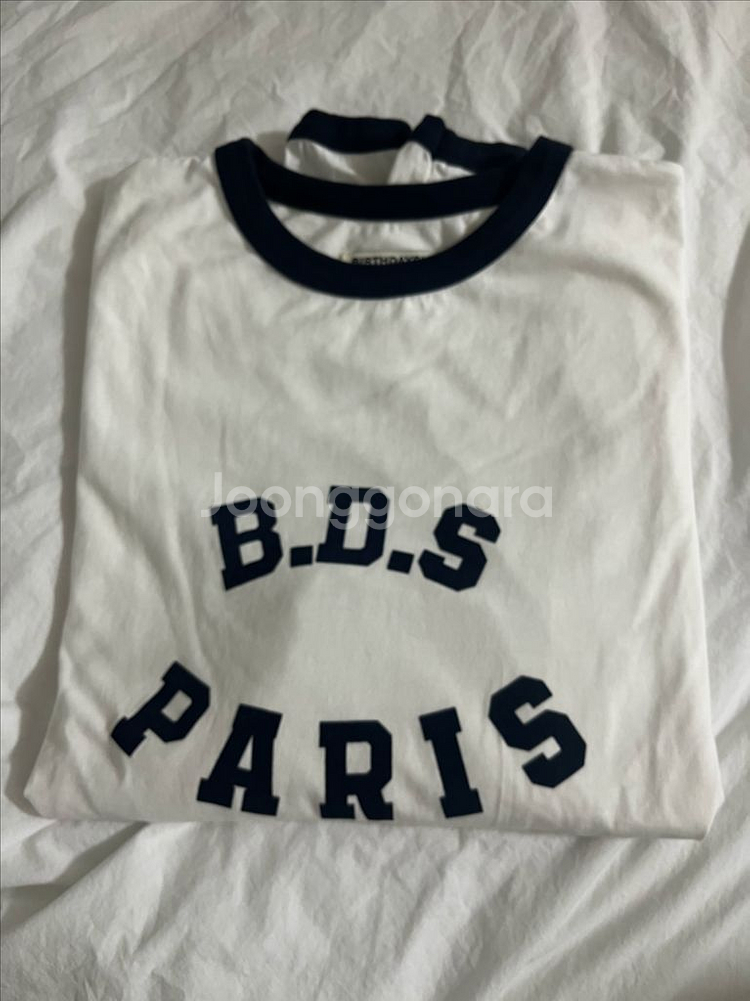 벌스데이수트 BDS 파리 링거 티셔츠 오프 화이트--1