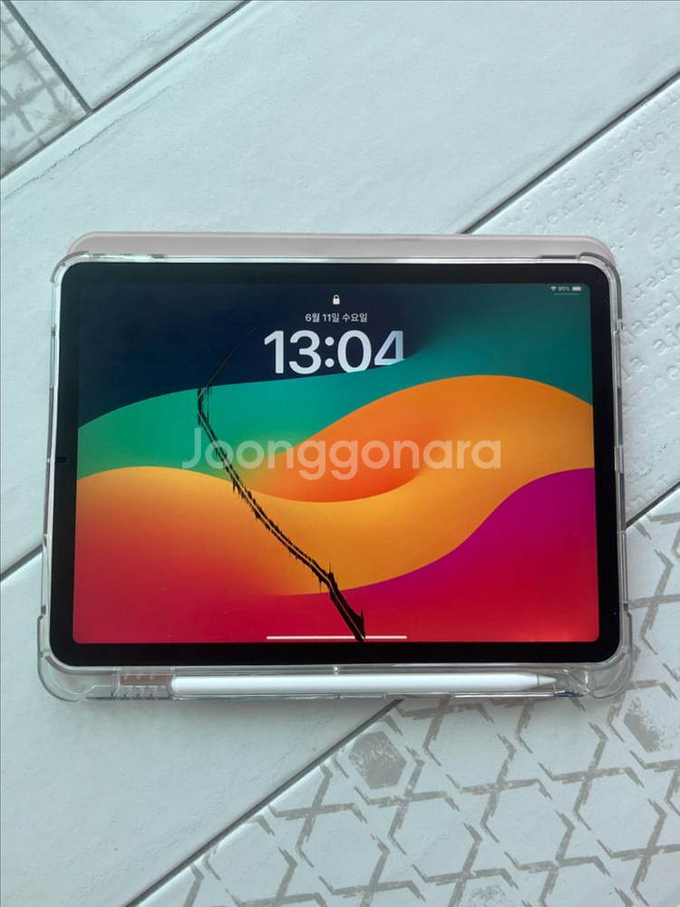 아이패드 에어5 내부액정파손--5