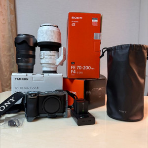 소니a6700 풀박 소니70-200, 탐론 17-70