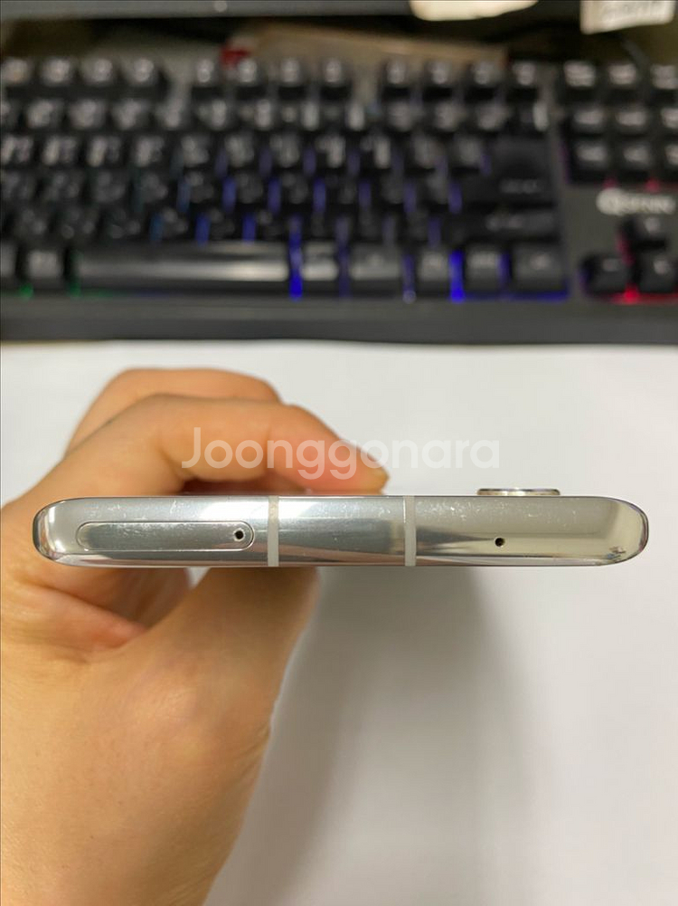 자급제 LG 벨벳 화이트 A급 128G 무잔상--3