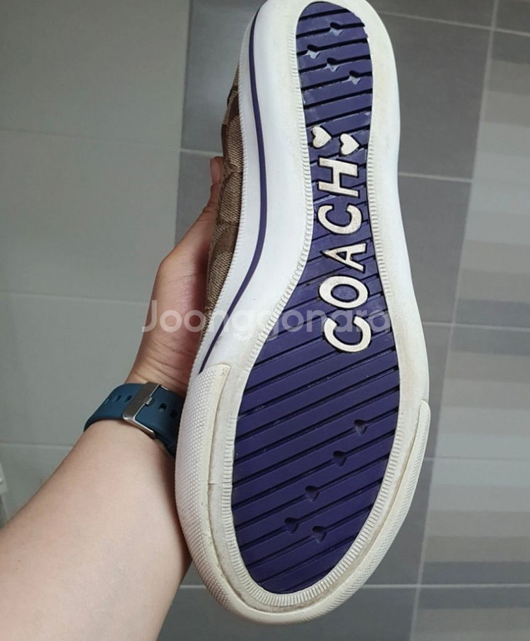COACH 코치 정품 슬립온 250 / A급 / 퍼플--7