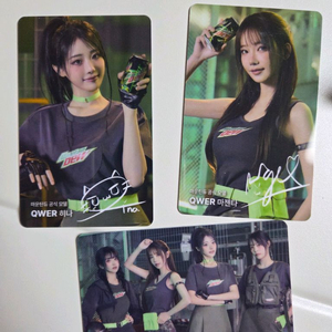 QWER 마운틴듀 포토카드
