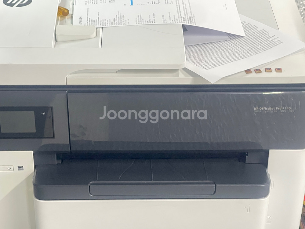 HP 7740 무한잉크젯 프린터 팝니다--2
