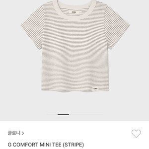 글로니 G COMFORT MINI TEE