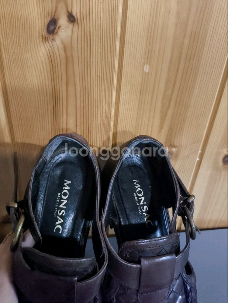 36 230mm 몽삭 가죽 샌들--5