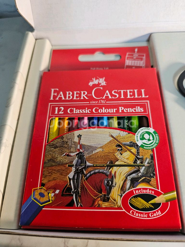 새상품-서산여행! FABER-CASTEL색연필+컬러링북--3