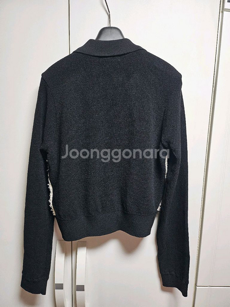 잇미샤 배색 가디건, 블랙 가디건, 넥카라 가디건--2