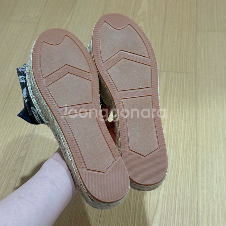 정품 레베카밍코프 에스파드류 슬리퍼 샌들--2
