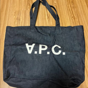 APC 데님 토트백