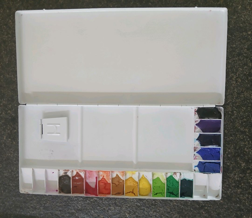 샤미수채화물감세트--2