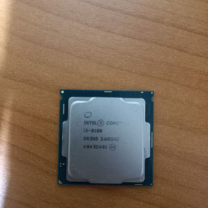 인텔 i3-8100 CPU 판매합니다
