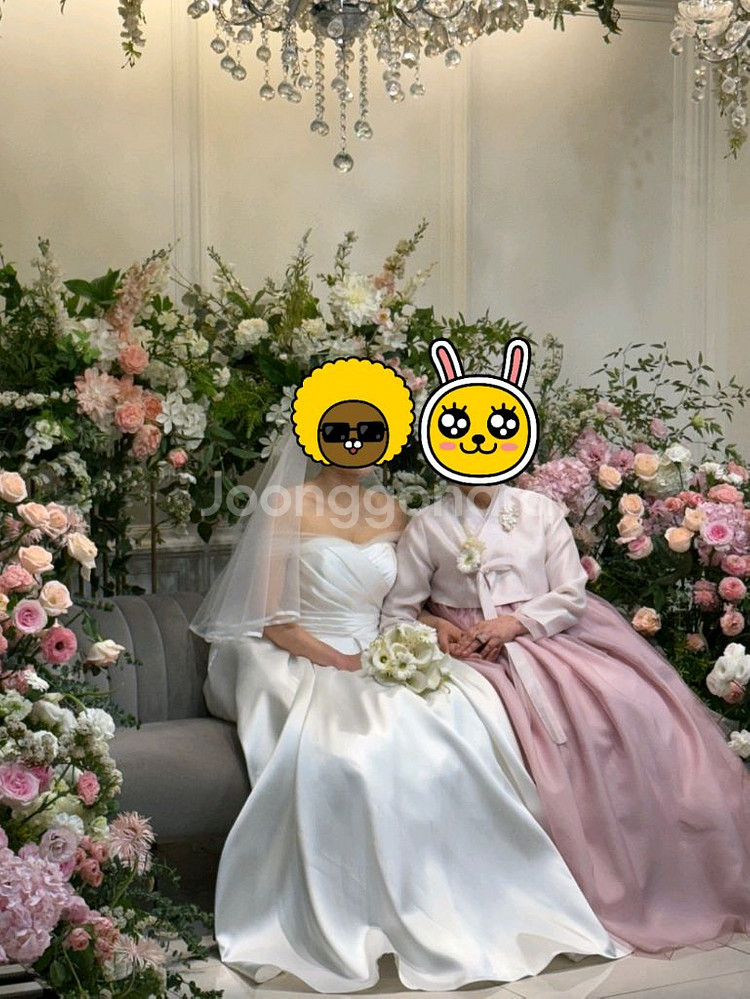미카도실크 셀프 웨딩 본식 드레스 팔아요~ 1회 실내--2