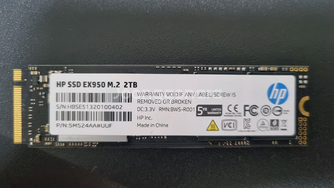 HP EX950 2TB NVMe SSD--0
