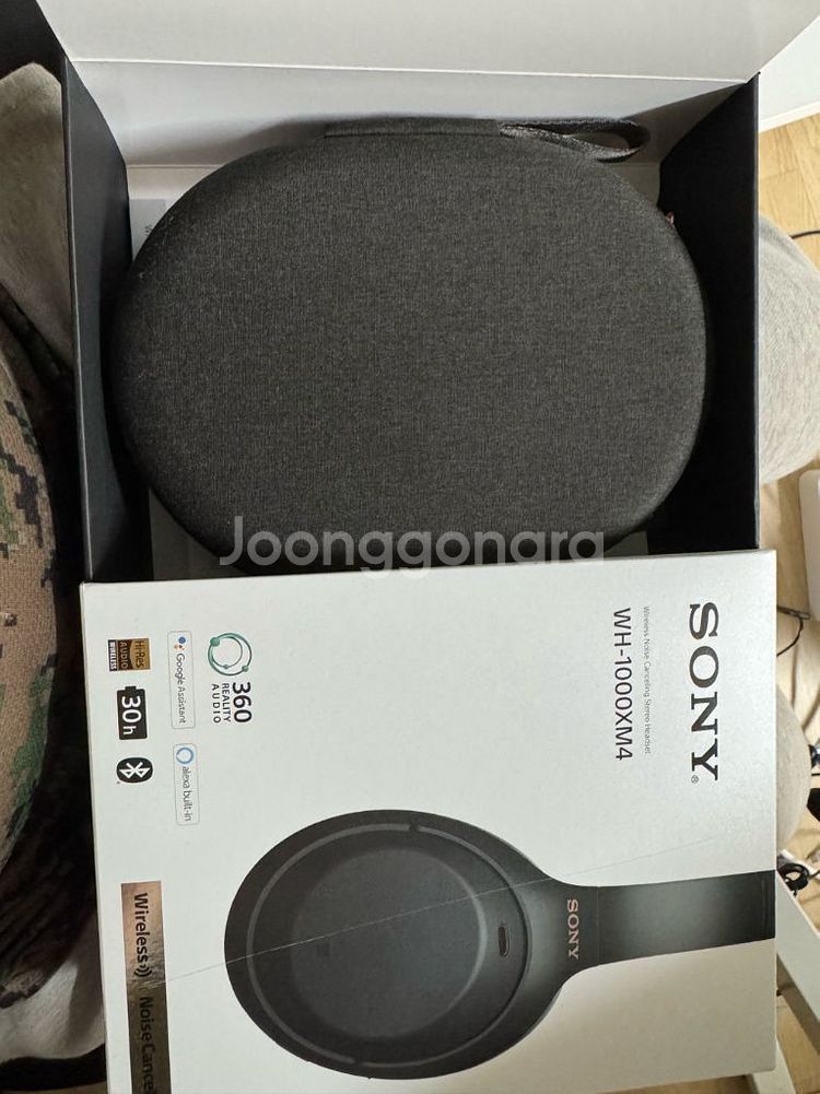 소니 wh-1000xm4 블랙--1